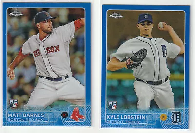 2015 Topps Chrome Refractor Upick Cueto Frazier Scherzer Barnes Rodon Rc • $2.99