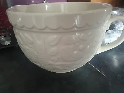 Mason Cash Woodland Mixing Bowl With Handle Cream Never Used Good Condition • £15