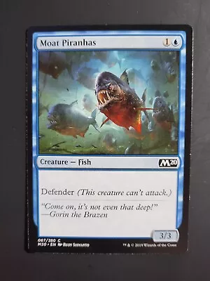 MTG Card - Moat Piranhas - Core Set 2020 (067/280) Regular - Common - NM • $1.30