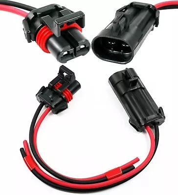 GM/Delphi 2-Wire Metri-Pack 43amp 12-GA Assembled Pigtail Harness 7  Lead • $15.29