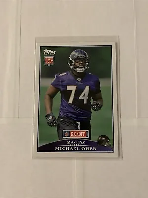 Michael Oher 2009 Topps Kickoff ROOKIE #161 - Baltimore Ravens - Blindside RC • $2.99