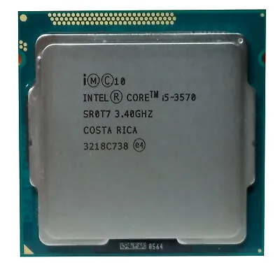 Intel Core I5-3570 3.4 GHz LGA 1155 5 GT/s Desktop CPU Processor SR0T7 • $14.99