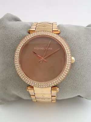 Michael Kors Parker Womens Watch Mk6426 Stainless Steel Crystals Genuine • £27.49