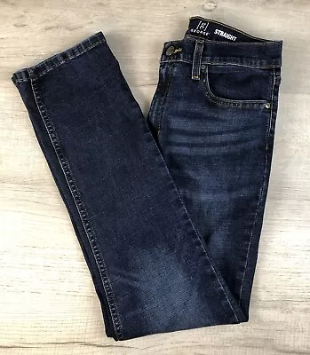 George Jeans Straight Leg Dark Blue Denim Pants Mens 29X30 (Actual 29X30) • $21.80