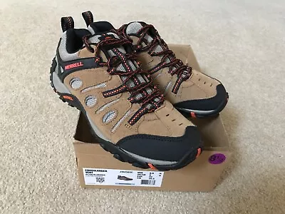 Merrell CrossLander Vent Men's Shoes Size: 8.5 Color: Otter/Orange NewInBox • $55