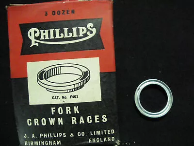 Vintage Bicycle Phillips Head Fittings Fork Crown Races NOS • $9.49