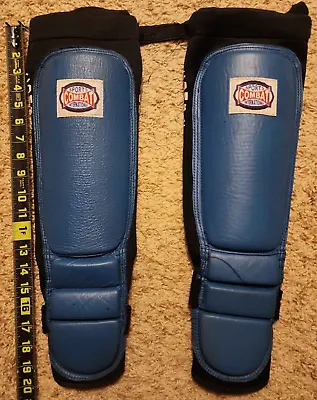 Combat Sports Kickboxing Shin Guards MMA Muay Thai Sparring Instep Gear Training • $47.99