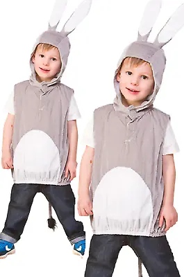 Donkey Costume Childrens Farm Animal Nativity Play Fancy Dress Outfit Kids • £11.49