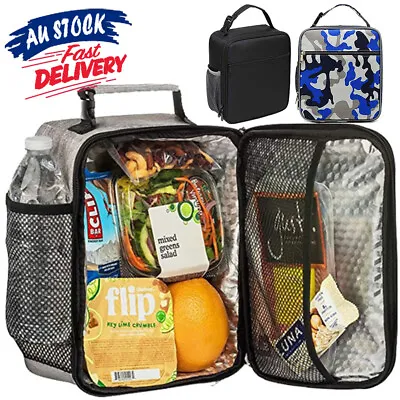 $16.49 • Buy Lunch Box Adult Kids Lunch Bag School Insulated Work Cool Bag Picnic Storage