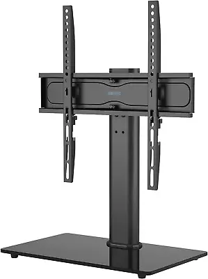 BONTEC Swivel Table Top TV Stand With Bracket For 26-55 Inch LED OLED LCD Plasma • £39.99