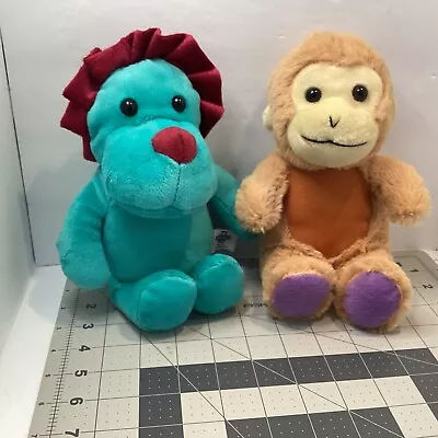 Emerald Toy Dinosaur & Monkey Plush Stuffed Animals • $11.04