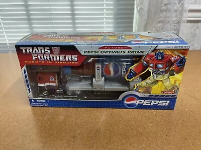 Transformers Takara Tomy Pepsi Optimus Prime Sealed In The Box New 2005 • $102.64