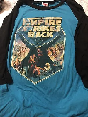 Vintage Star Wars Authentic The Empire Strikes Back Large T-Shirt • $15.49