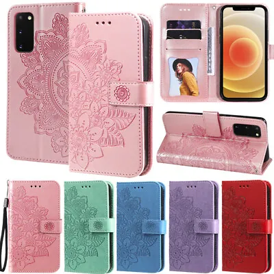 $10.88 • Buy For Oppo A58 A17 A57 2022 A96 A76 Reno8 Flowers Wallet Leather Flip Case Cover