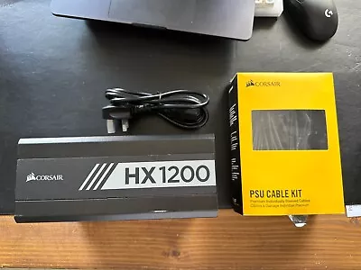 Corsair HX1200 Fully Modular 80PLUS Platinum PSU + Brand New Corsair Cables • £105