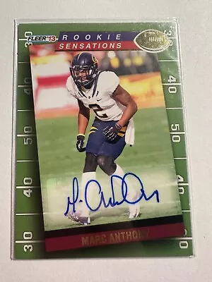 K112621 - 2013 Fleer Retro Fleer Rookie Sensations Auto #RS54 Marc Anthony • $8