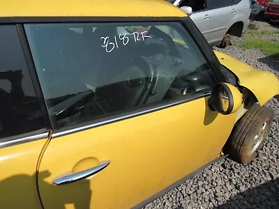 07-13 Mini Cooper Hatchback Right Passenger Front Door Assembly Yellow • $639.96