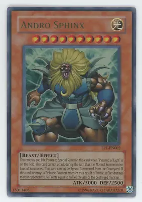 Andro Sphinx EP1-EN002 Ultra Rare Holo Exclusive Pack Promo Yugioh 2004 • $2.49