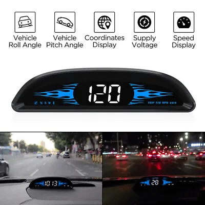 Digital GPS Speedometer Universal Car HUD Head Up Display Overspeed Alarm US • $16.99