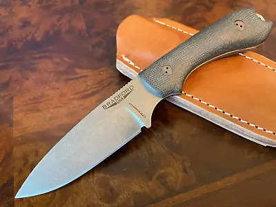 Bradford Knives 3D Guardian 3.2 MagnaCut Sabre Grind Stonewash OD Green Micarta • $219