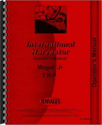 IH International Mogul Jr 1HP Hit & Miss Engine Owners Operators Manual • $19.99