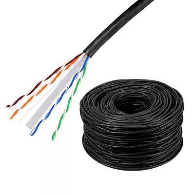 £0.99 • Buy External CAT5 Outdoor UTP Cat 5 Network Ethernet LAN Bulk Cable 50-305m Lot