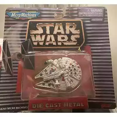 NOS Vintage 1996 Galoob Star Wars Millennium Falcon Micro Machines Die Cast New • $15.99