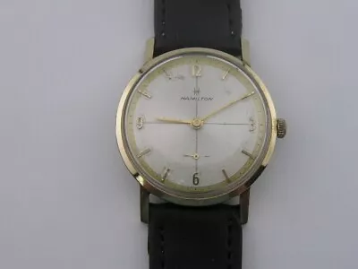 Vintage Hamilton Watch Fancy Dial 1960's 17j Cal 686 Gold Color • $65