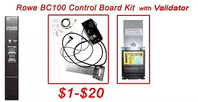 Rowe BC100 Dollar Bill Changer Board Upgrade Kit To Mars MEI Bill Acceptor  • $719.20