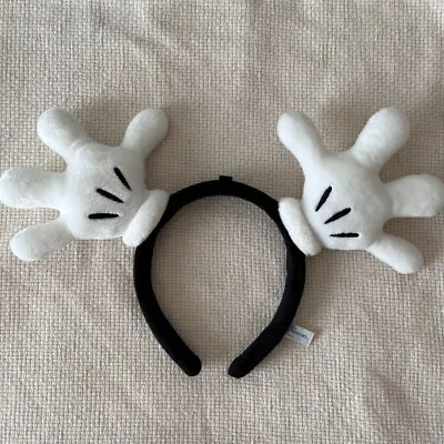 TDR Mickey Hand Ears HeadBand Hat Tokyo Disney Resort Store Japan Used • $24.98