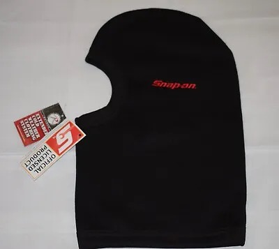 Snap On Tools Black Hooded Balaclava Extreme Cold Weather Hat Face Mask ~ NEW • $32.50