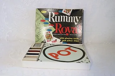 WHITMAN MICHIGAN RUMMY ROYAL 4804 Playing Cards Poker Chips Game Sheet • $19.99