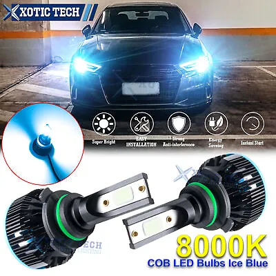 9006 HB4 LED Headlight Bulb Kit Low Beam Ultra Blue 6000LM High Power Replace • $11.47