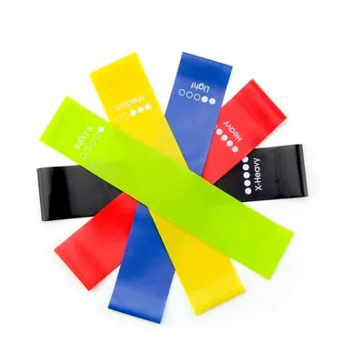 $1.99 • Buy 1/5X Resistance Bands Heavy Duty Exercise Fitness Loop Set For Gym Stretch Yoga