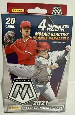 2021 Panini Mosaic Baseball Hanger Pack Box NEW FACTORY SEALED • $11.10