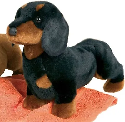 Douglas Cuddle Toys Spats The Black & Tan Dachshund Dog # 2002 Stuffed Animal To • $28.95