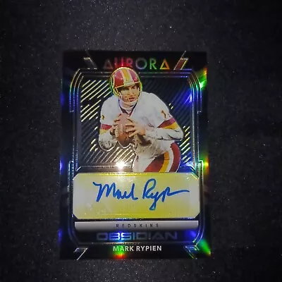 Mark Rypien #AA12 23/25 Yellow Aurora Auto 2020 Panini Obsidian Redskins  • $35