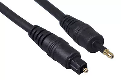 3FT-6FT Toslink 5.0mm To Mini 3.5mm Digital Fiber Optical Audio Cable S/PDIF PC • $8.97