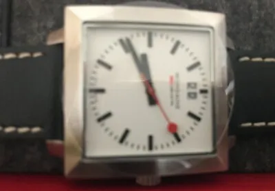 Mondaine Stainless Steel SwissA685.30336.11SBB Made Quartz  Rectangle Watch  • $180.29