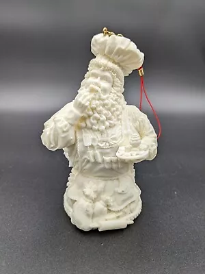 Mark Klaus Lighted Diorama Santa Claus Bakery Numbered Resin Christmas Ornament • $15