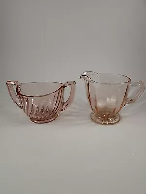 Vintage Pink Depression Glass Sugar Dish Lot • $13.50