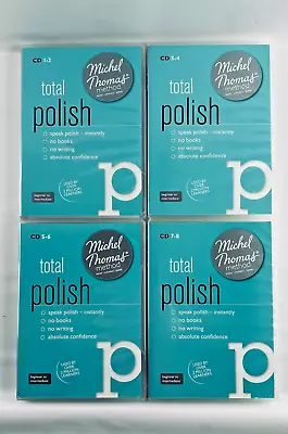 Total Polish By Michel Thomas Beginner To Intermediate 8 CD Set • $44.99