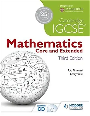 Cambridge IGCSE Mathematics Core And Extended 3ed + CD (Book & C • £7.40