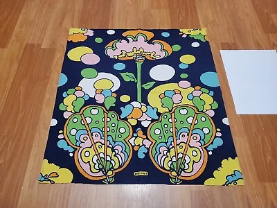 Awesome RARE Vintage Mid Century Retro 70s 60s Peter Max Bright Floral Fabric! • $75