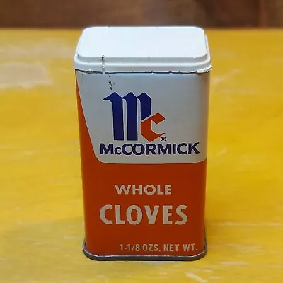 Vintage McCormick Whole Cloves 112 Oz. Can  • $4