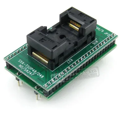 Enplas IC Test Socket Programming Adapter For TSOP48 0.5mm Pitch 18.4mm Width • $40.46