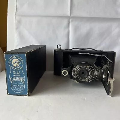 Antique Eastman Kodak Hawk-Eye Folding Camera No. 2 A In Box Untested • $4.25