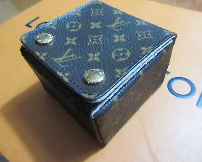 Louis Vuitton Monogram Jewelry Case Box Cube  Very Rare Item! • $398.98