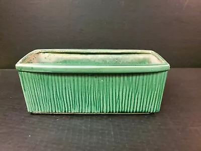 McCoy Green Vintage Planter Vase 8x3.5 USA • $25