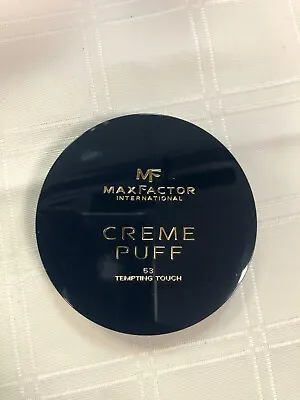 £5.99 • Buy Max Factor Creme Puff Pressed Powder, Shade 53 TEMPTING TOUCH 